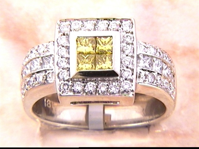 18KT Y RING 1.49CT